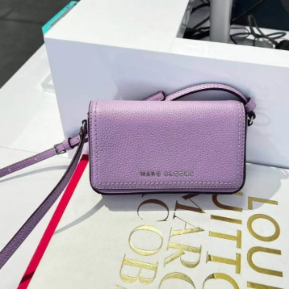 NEW! Marc Jacobs Groove Leather mini bag, purple orchid - Picture 5 of 7